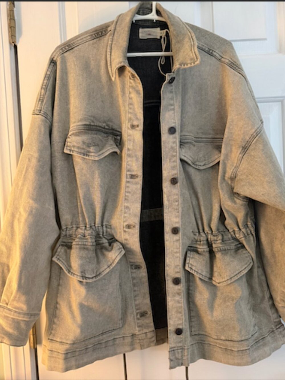 Faherty Sunwashed Denim Utility Jacket - Picture 3 of 4